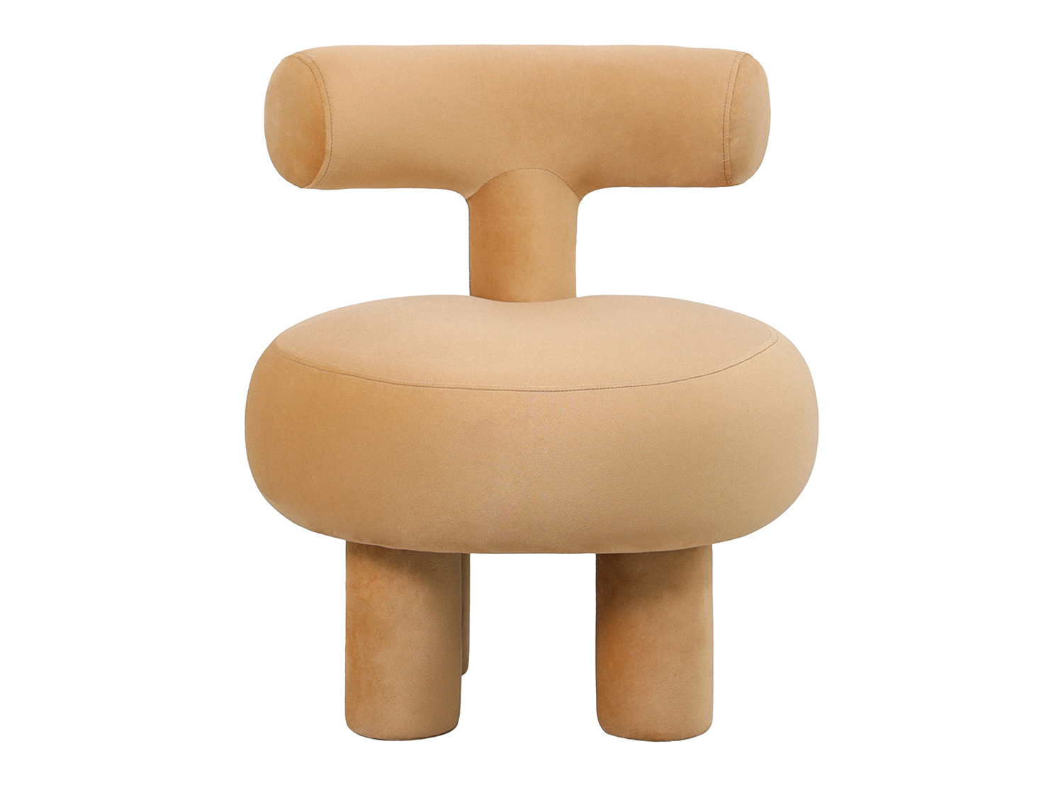 Chair Abrazo velvet sand brown