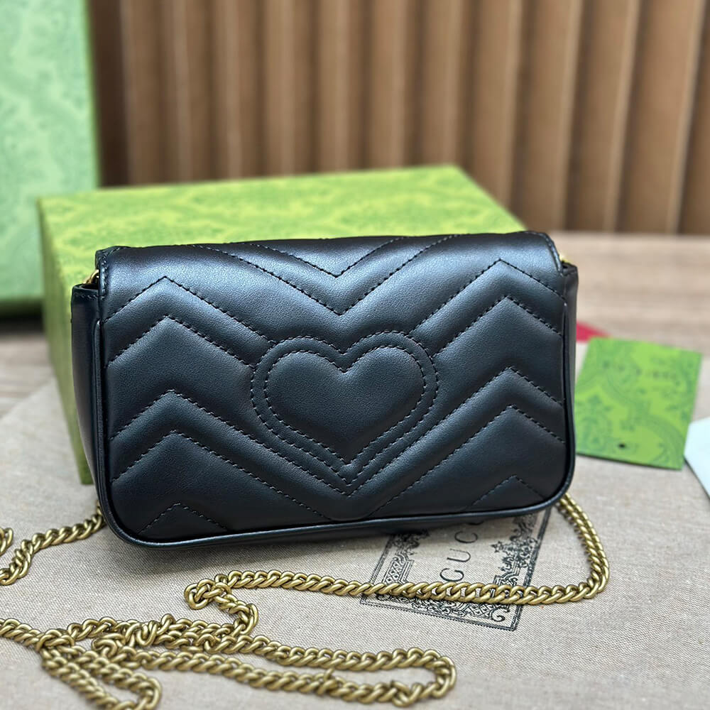 GG Marmont matelasse leather super mini bag(high-end Grade) - Top Club