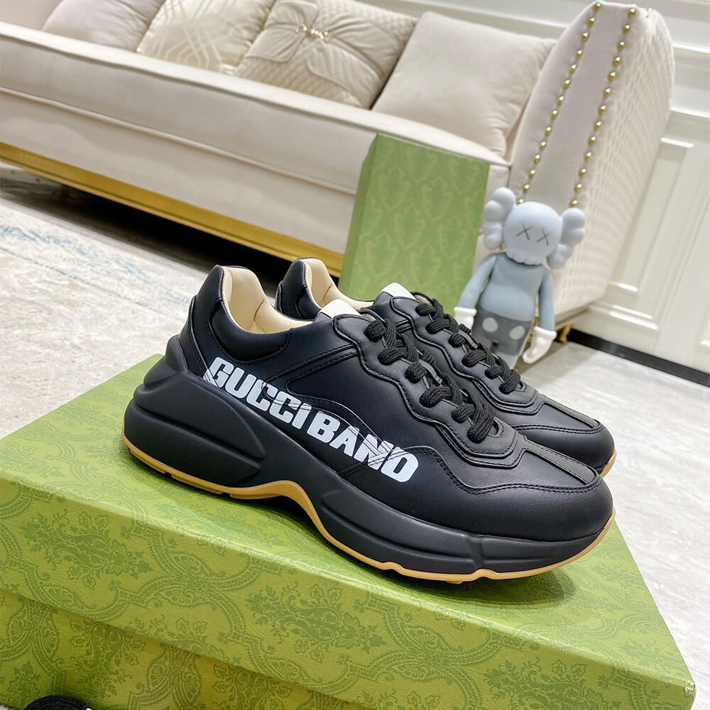Gucci Rhyton  Gucci Band Black  Sneaker - Top Club