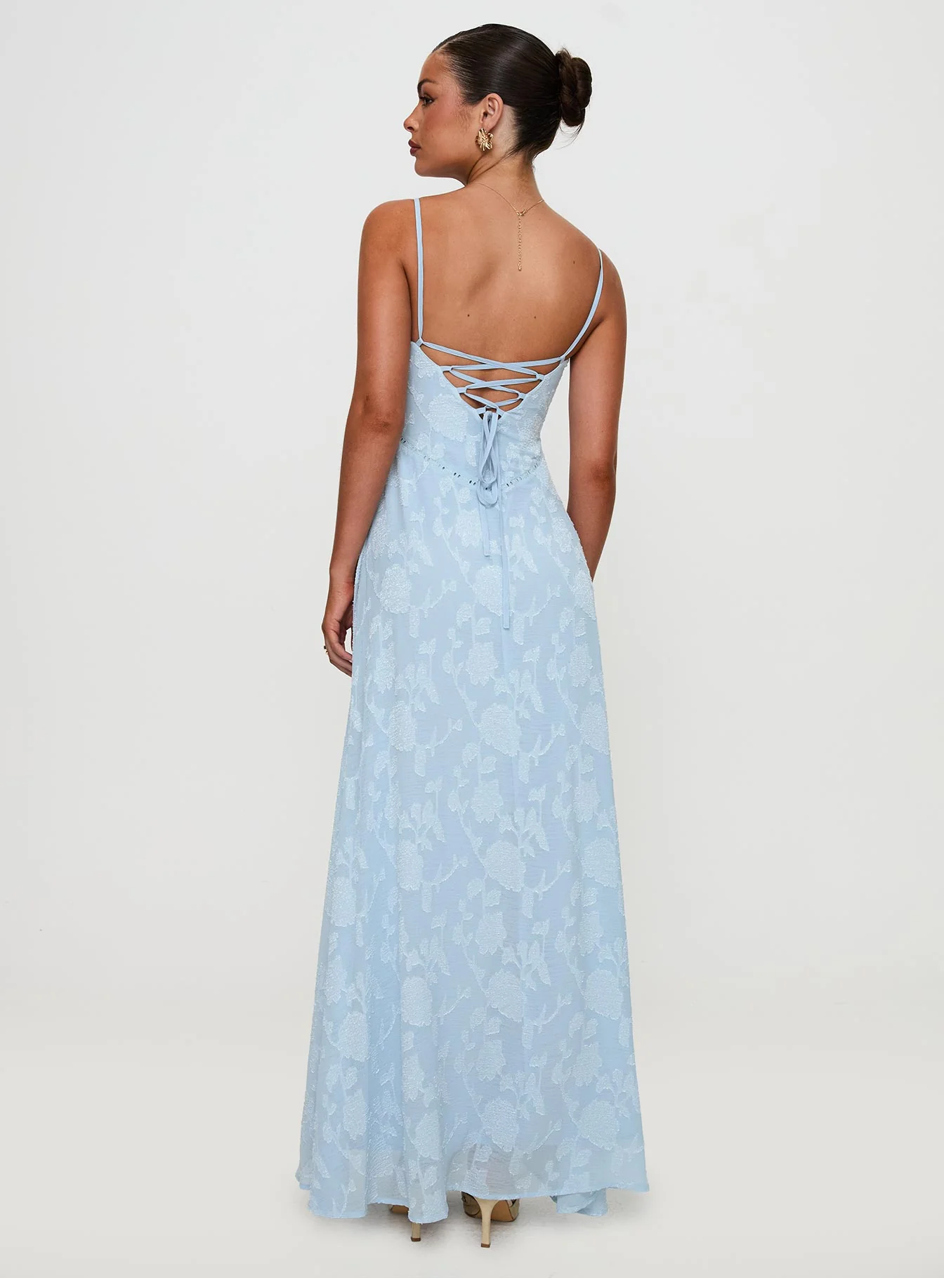 South Of France Maxi Dress Blue Petite