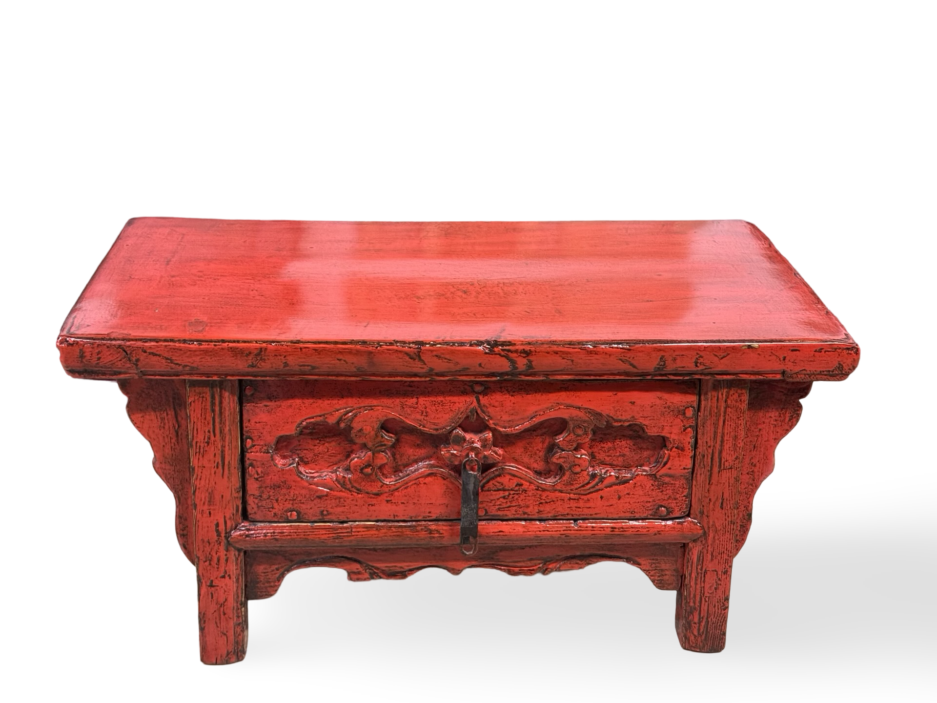 Spaanse tafel rood uniek lak Spaans tafel rood uniek lak