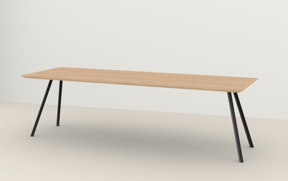 Studio HENK tafel Slim Co Rechthoekig, zwart frame - Smart C