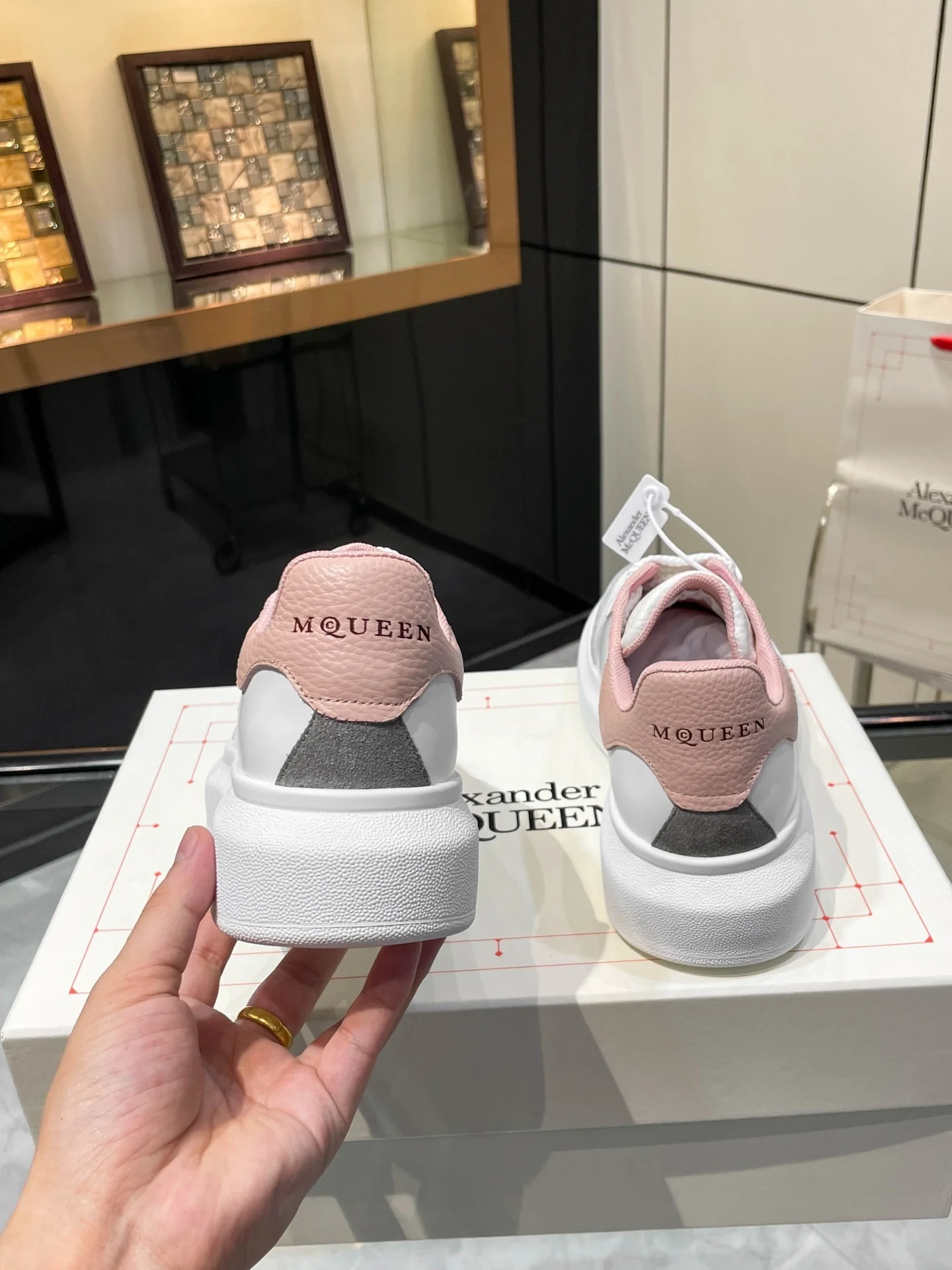 McQueen Oversized Sneakers Unisex Stylish And Comfortable Footwear - Sneaker Replica Workshop