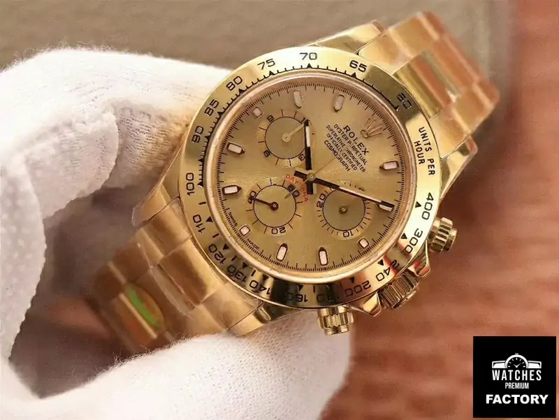 Rolex Daytona Cosmograph M116508-0003 Noob Factory Gold Dial