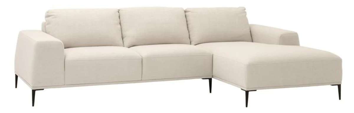 Luxury lounge sofa natural color 285 x 164 x H. 80 cm - luxury collection