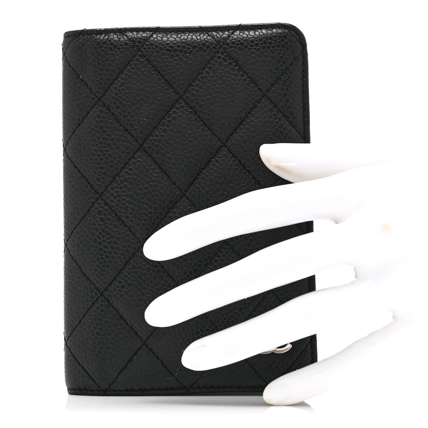 Caviar Quilted Agenda Cover Black
