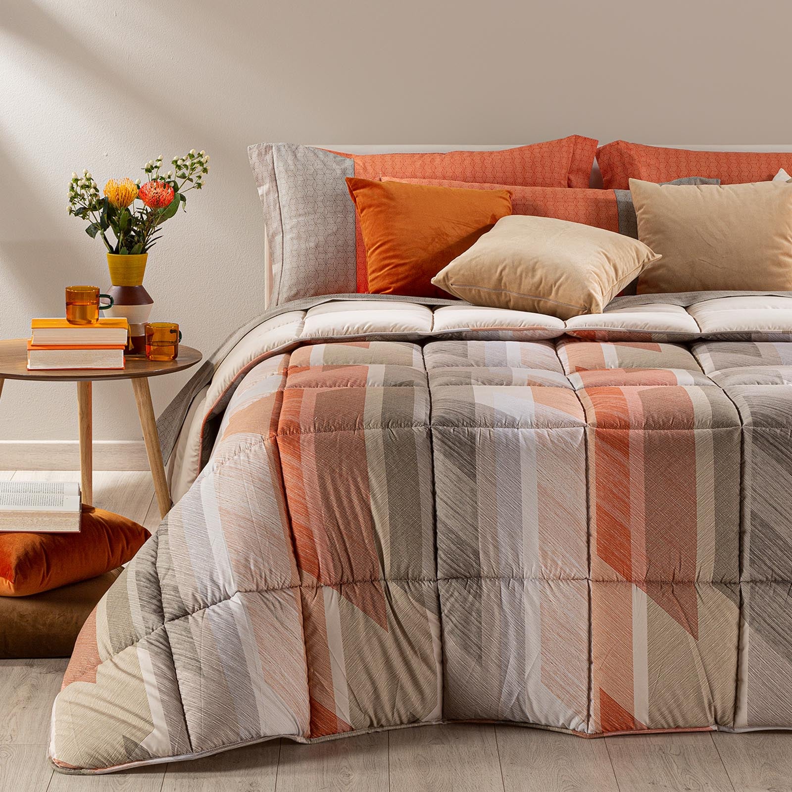 Microfiber quilt single Textile Ambra Modern