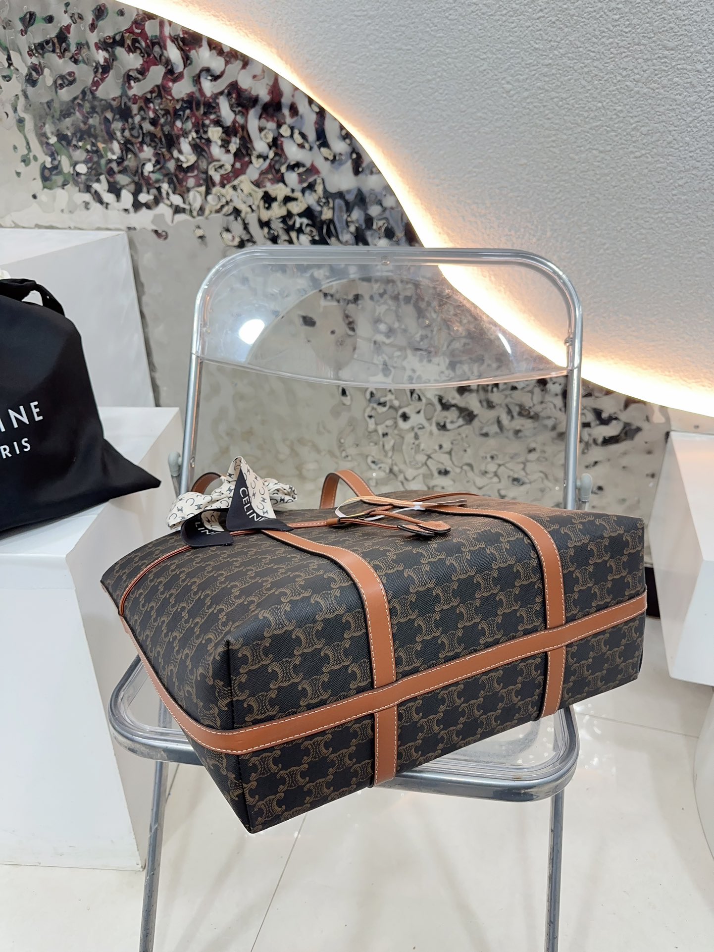 Ce TRIOMPHE tote bag size: 35-31-15 cm - Top Club
