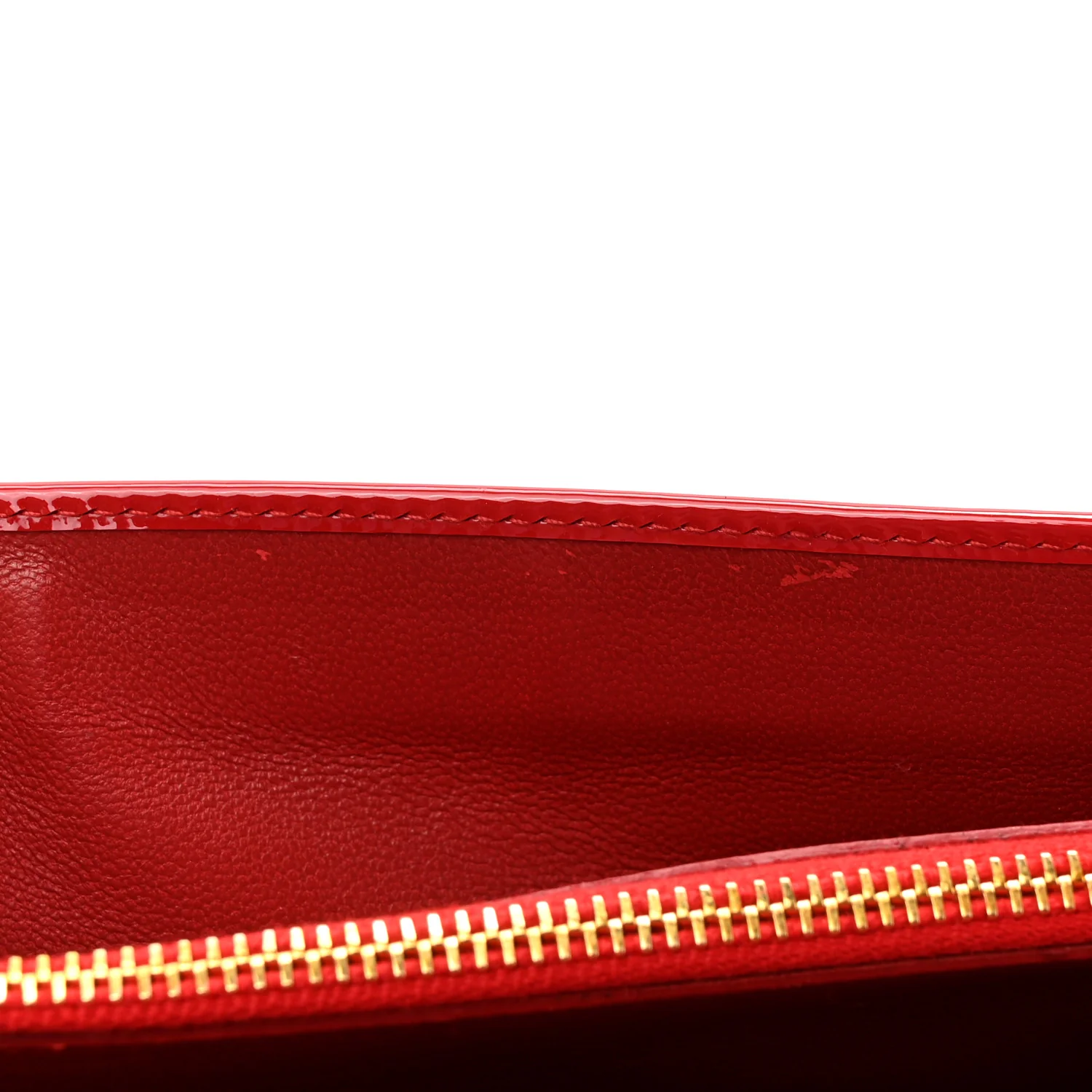 Vernice Madras Wallet On Chain Rosso - Top Club