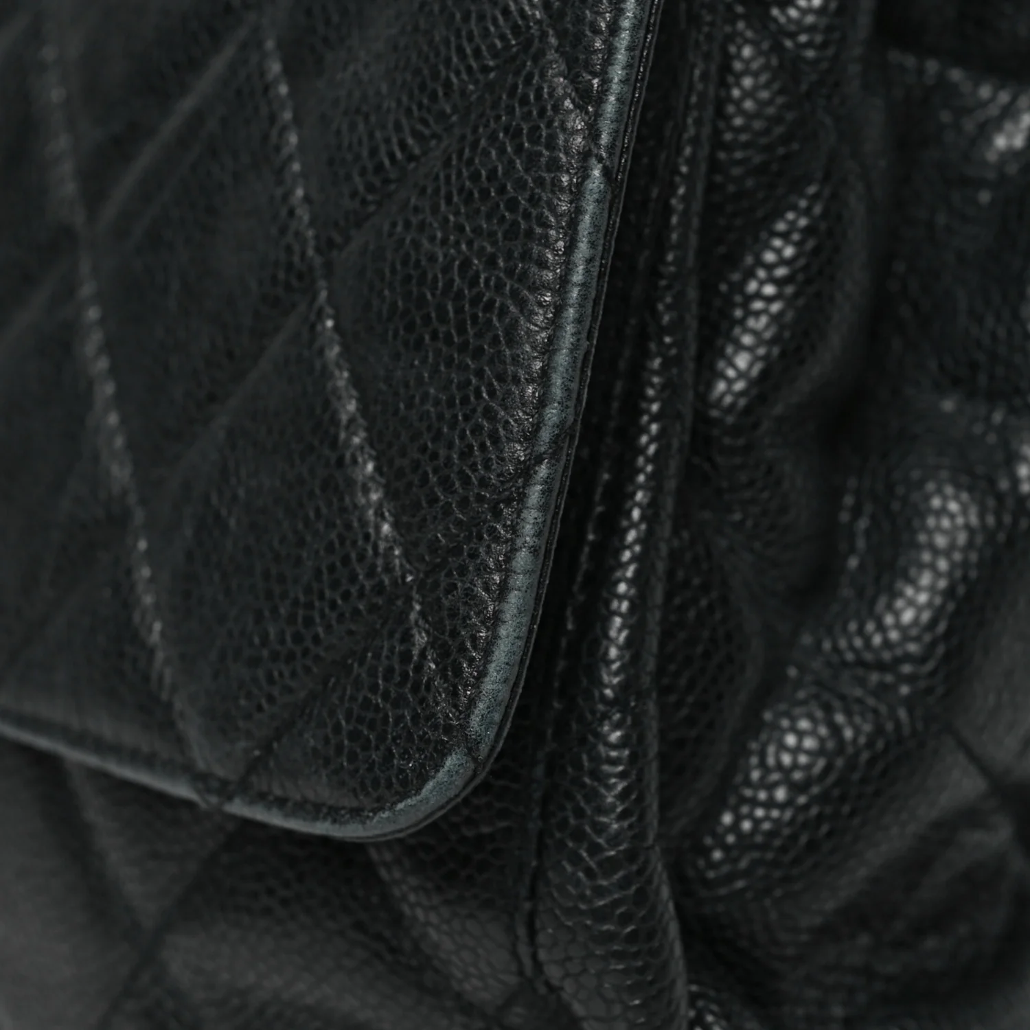 Caviar Quilted Backpack Black - Top Club