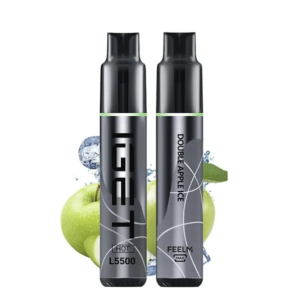 Double Apple Ice 鈥?IGET HOT 5500 Puffs