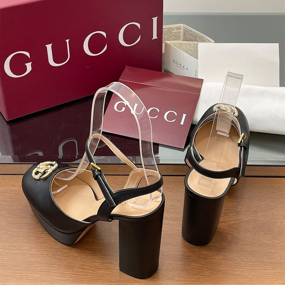 GUCCI Women s platform pump with Double G - Top Club