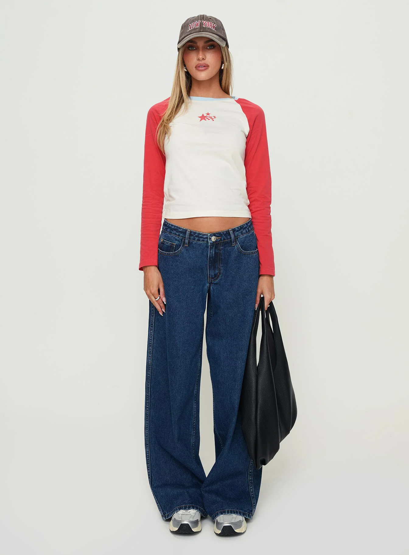 Racing Star Long Sleeve Top Red