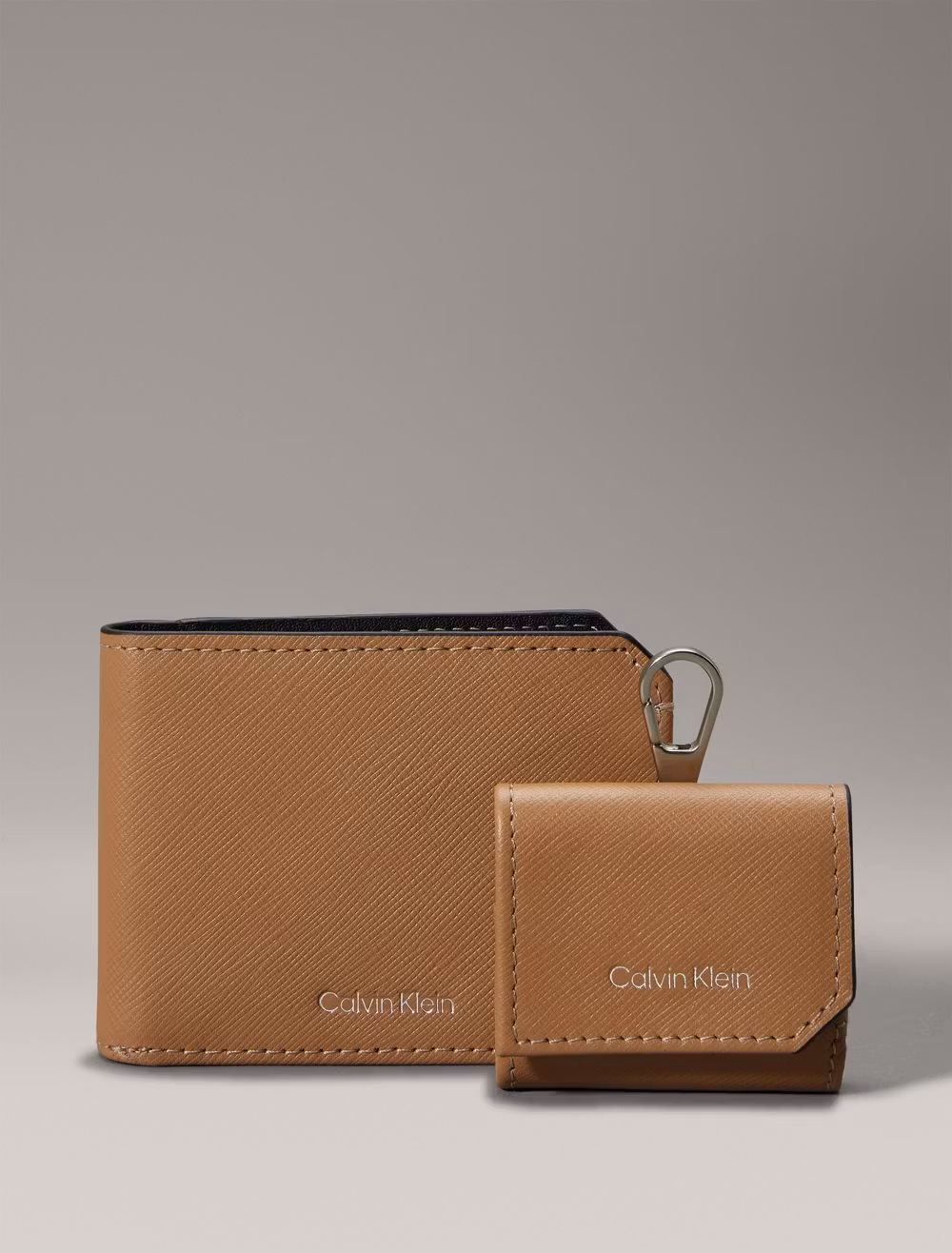 COACH Refined Saffiano Leather Bifold Wallet + Airpods Case Gift Set