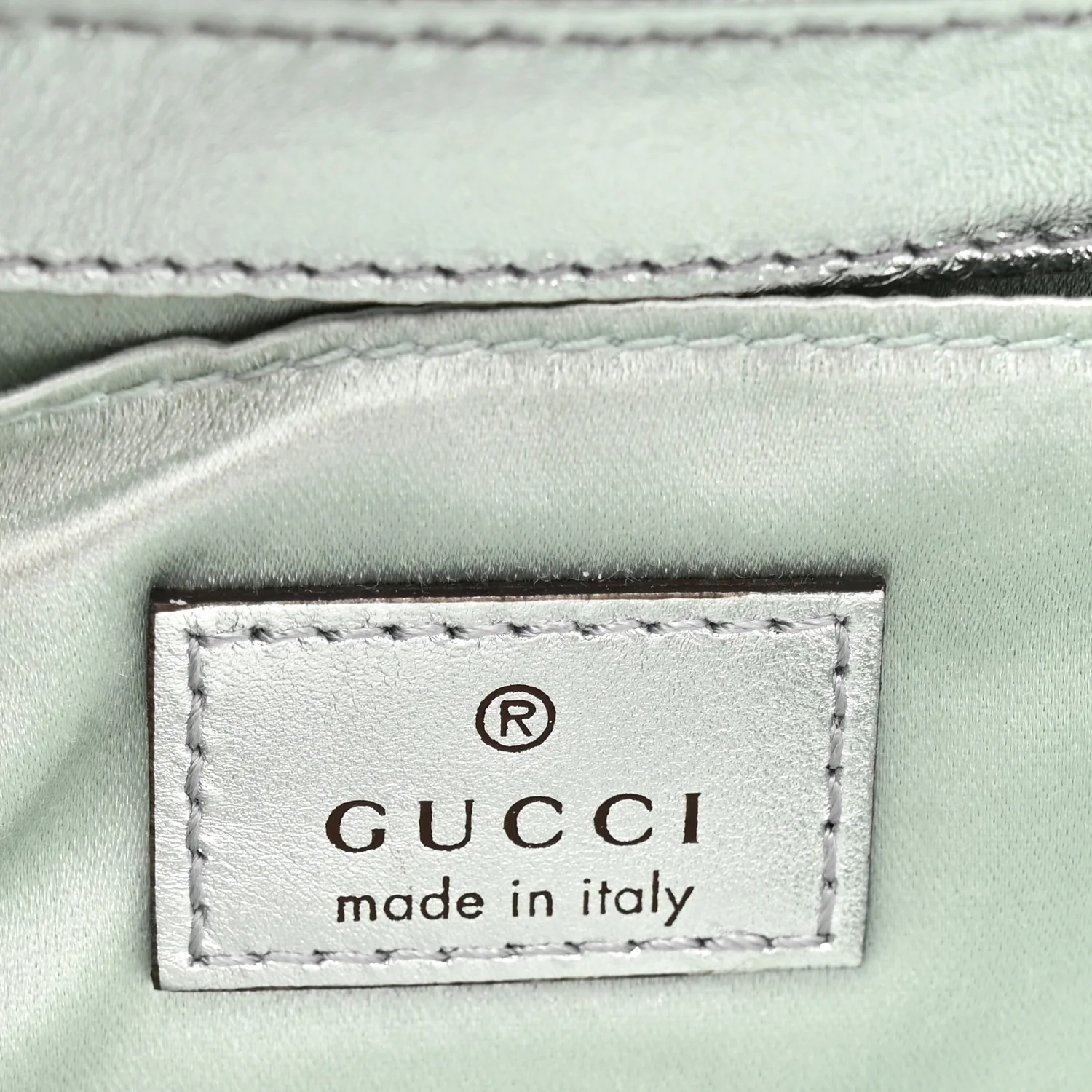 Iridescent Nappa Vertical Matelasse Small Maxi Horsebit Chain Shoulder Bag Iridescent Salvy Green - Top Club