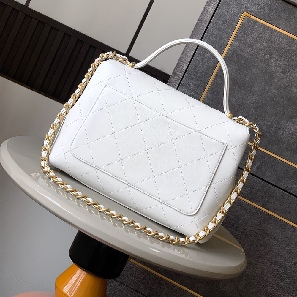 Chanel Large Flap Bag With Top Handle(HIGH-END GRADE) - Top Club