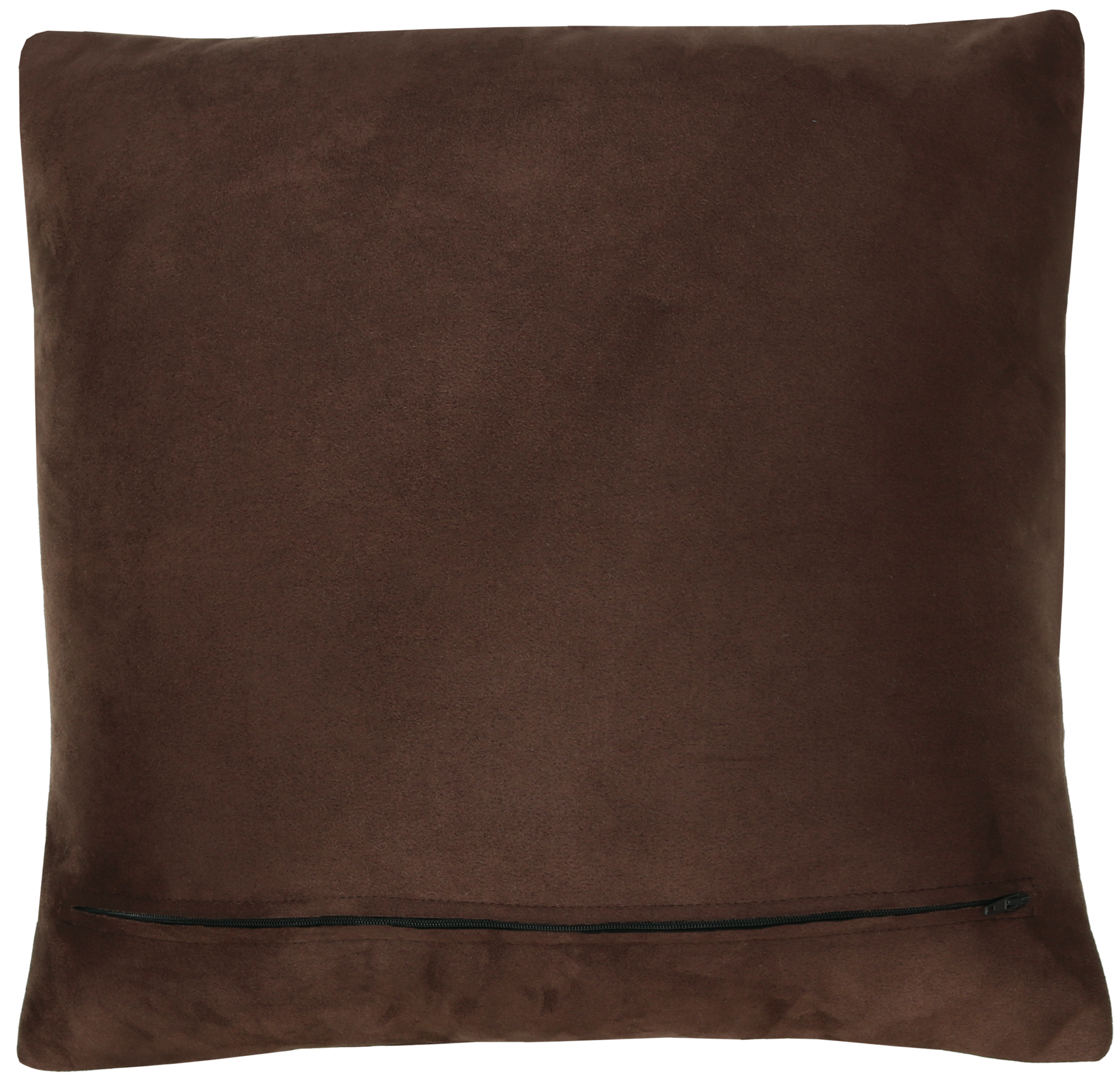 Kussen ruit suède d.choco 46x46cm