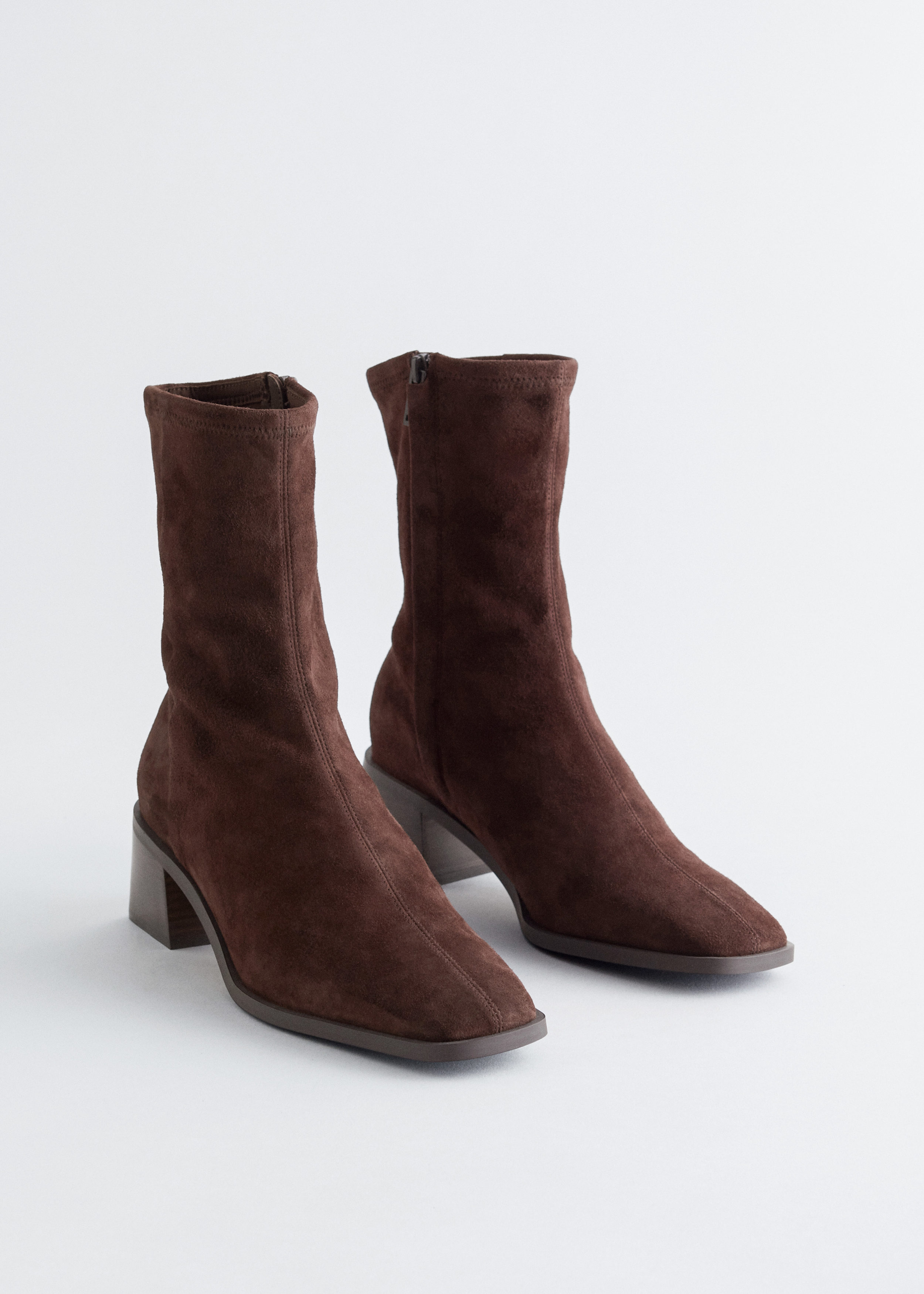 & Other Stories SUEDE SOCK BOOTS