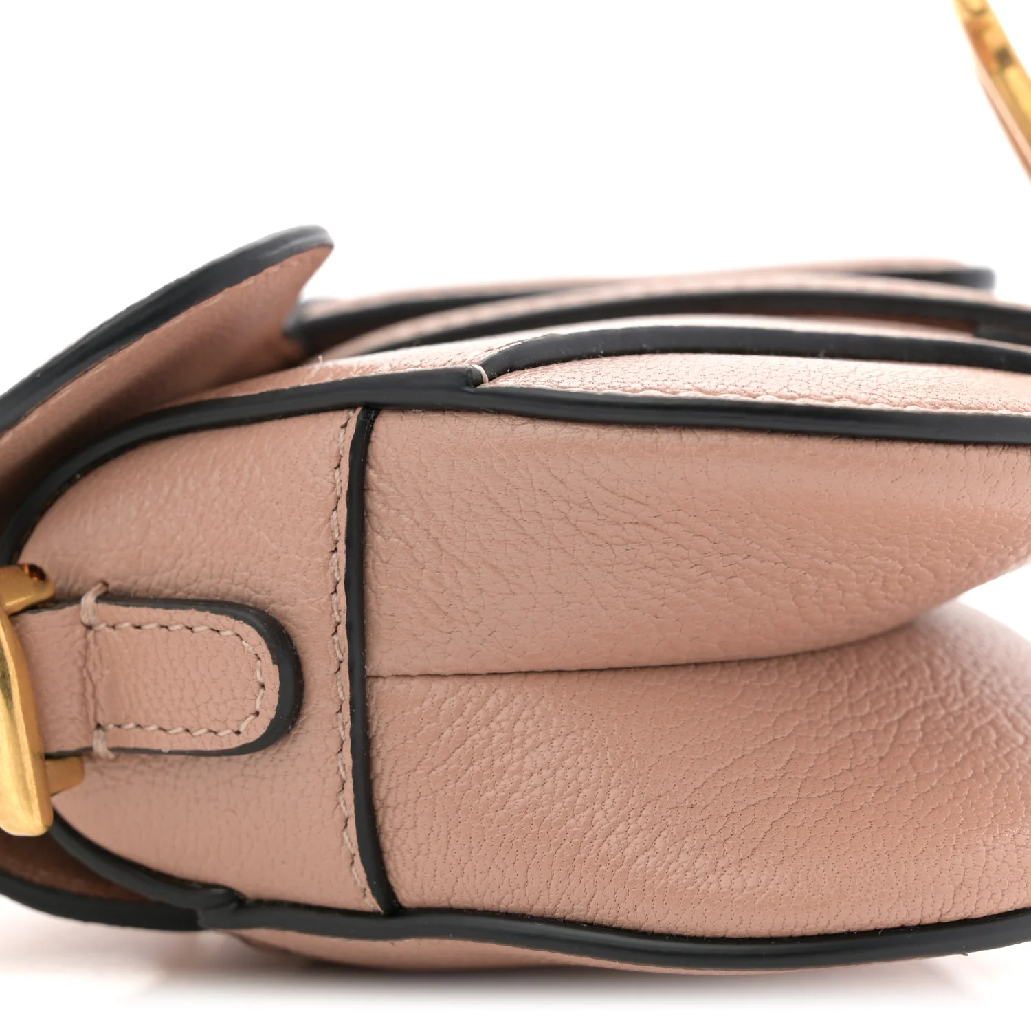 Goatskin Micro Saddle Bag Rose Des Vent - Top Club