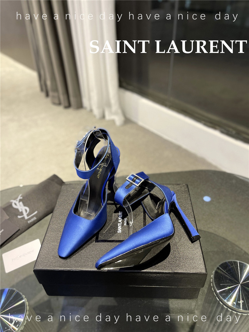 YSL FANNY crepe satin slingback pumps - Sneaker Replica Workshop