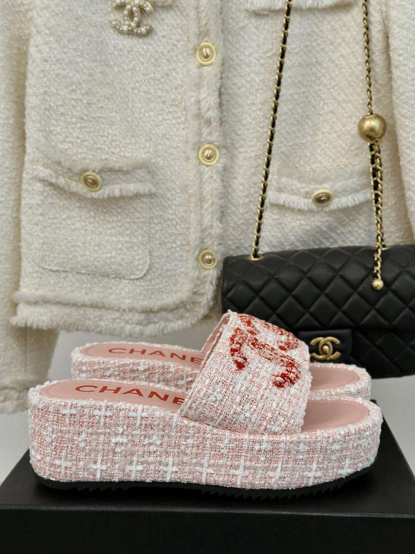 Chanel Women's fashion Knitwear Slippers C88104 - Sneaker Replica Workshop