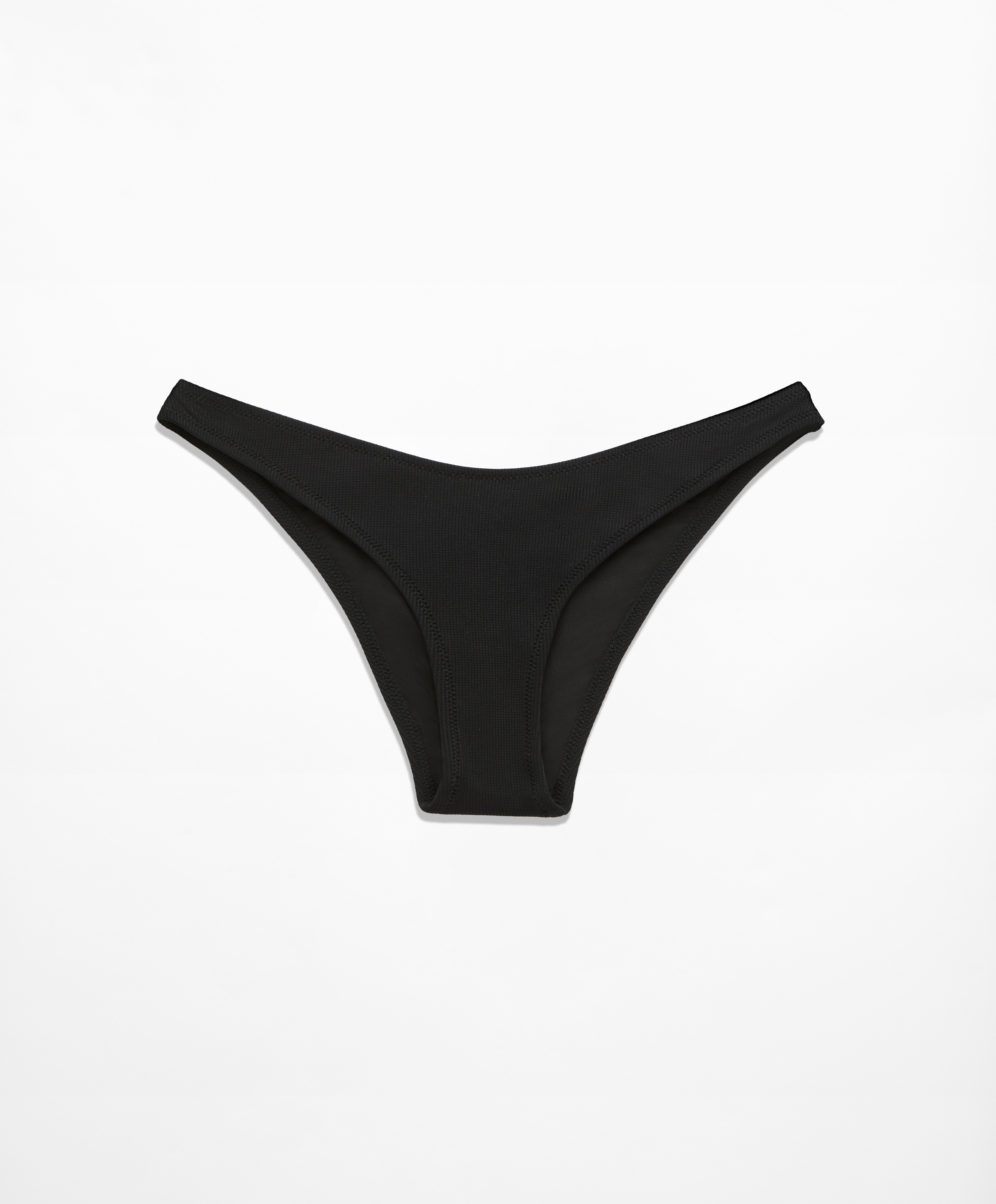 OYSHO Piqué medium-coverage U-cut bikini briefs