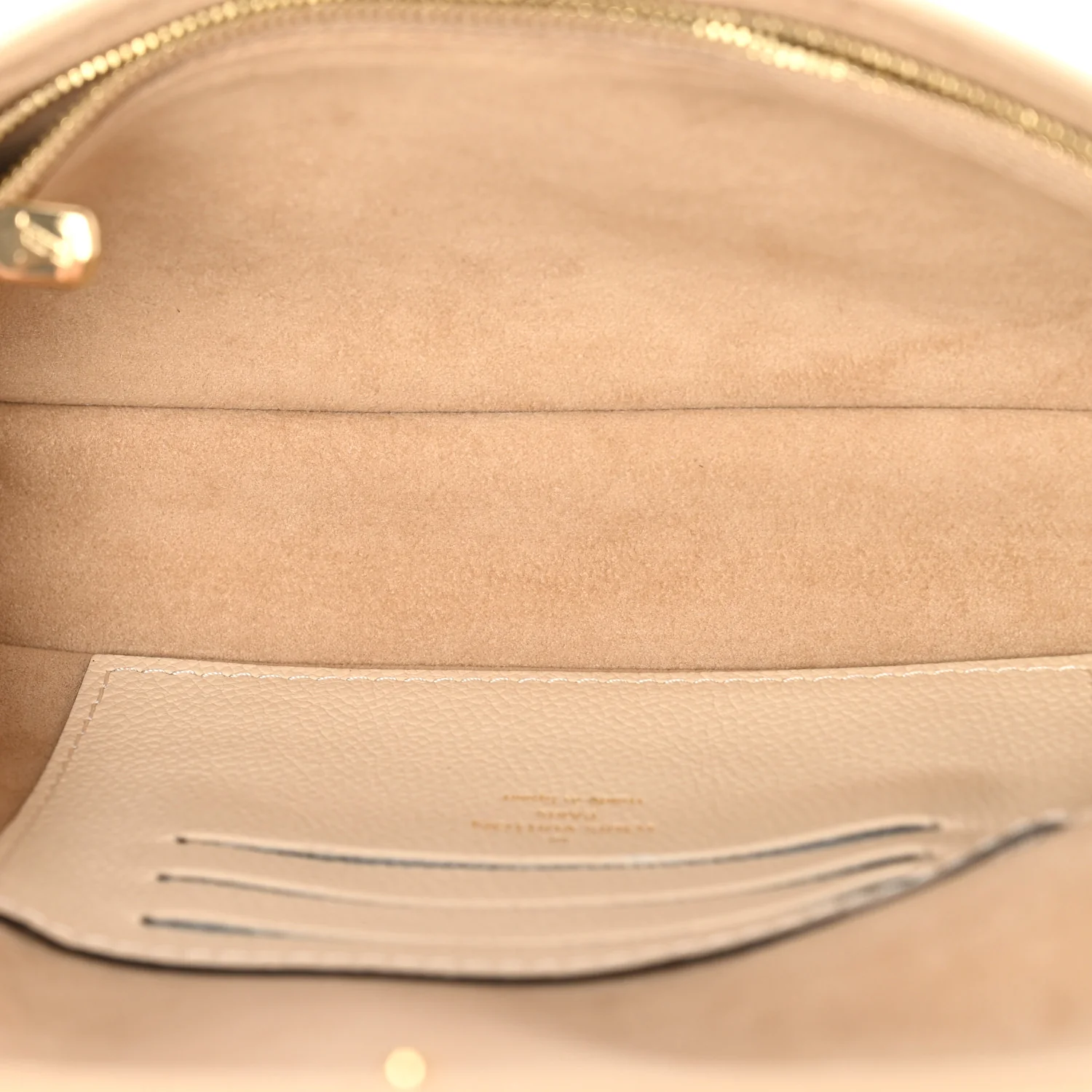 Empreinte Monogram Giant Ivy Wallet On Chain Cream - Top Club