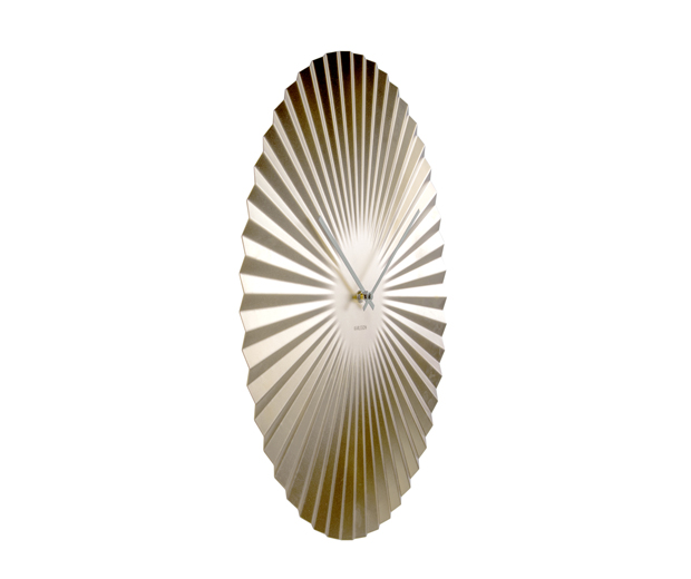 Wall clock Sensu XL steel gold