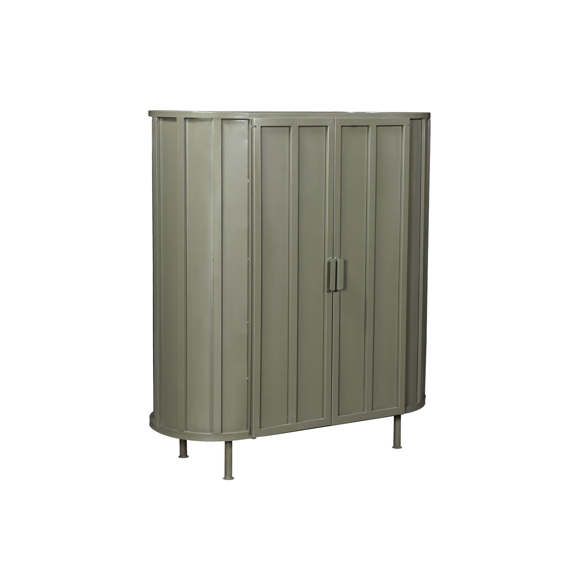 Wandkast Apen green olive H114xB100xD42