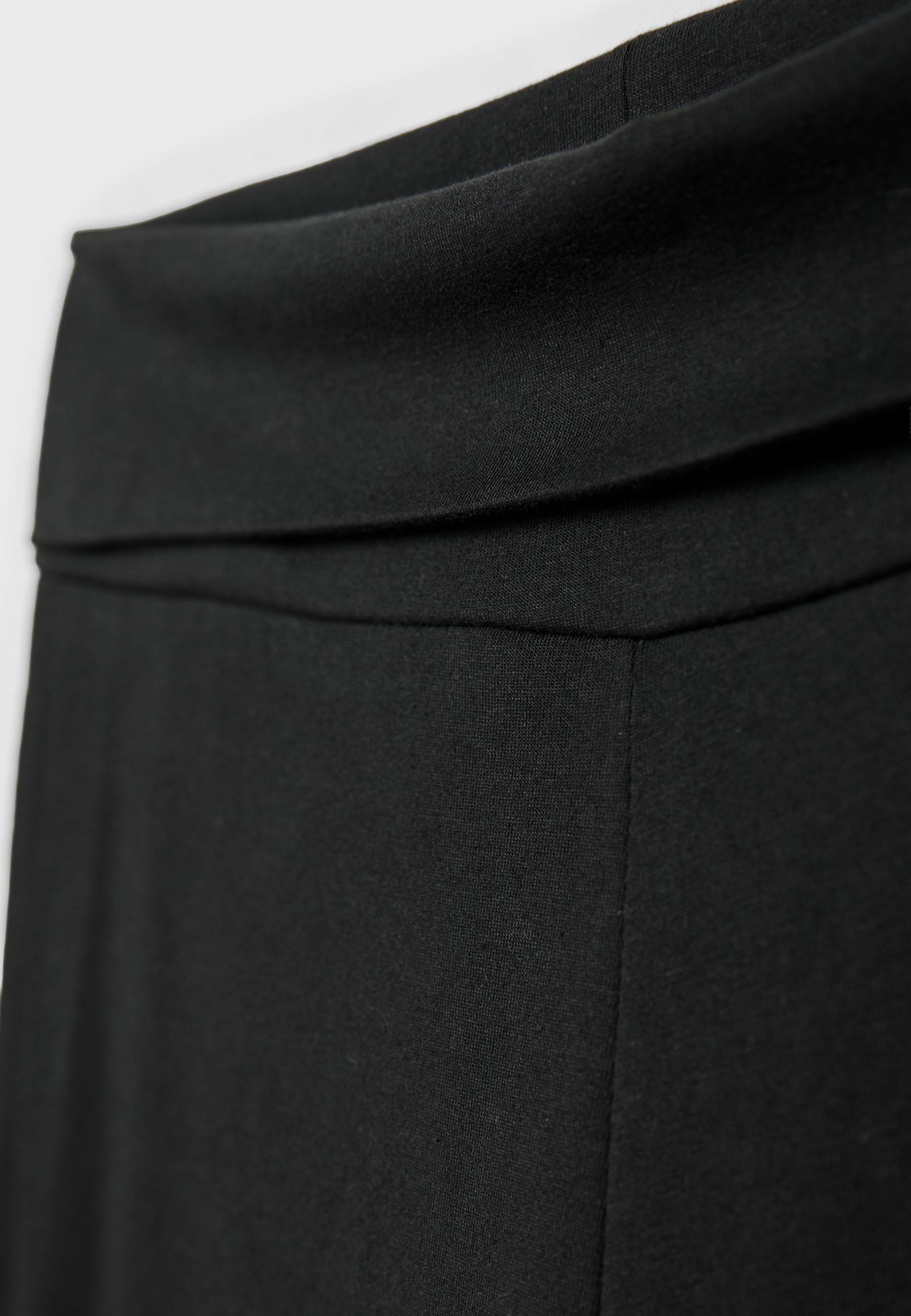 MESH TROUSERS WITH FOLD-OVER WAIST
