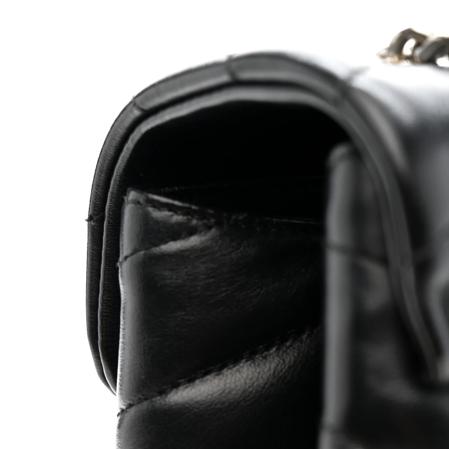 Calfskin Y Quilted Monogram Medium Loulou Chain Satchel Black - Top Club