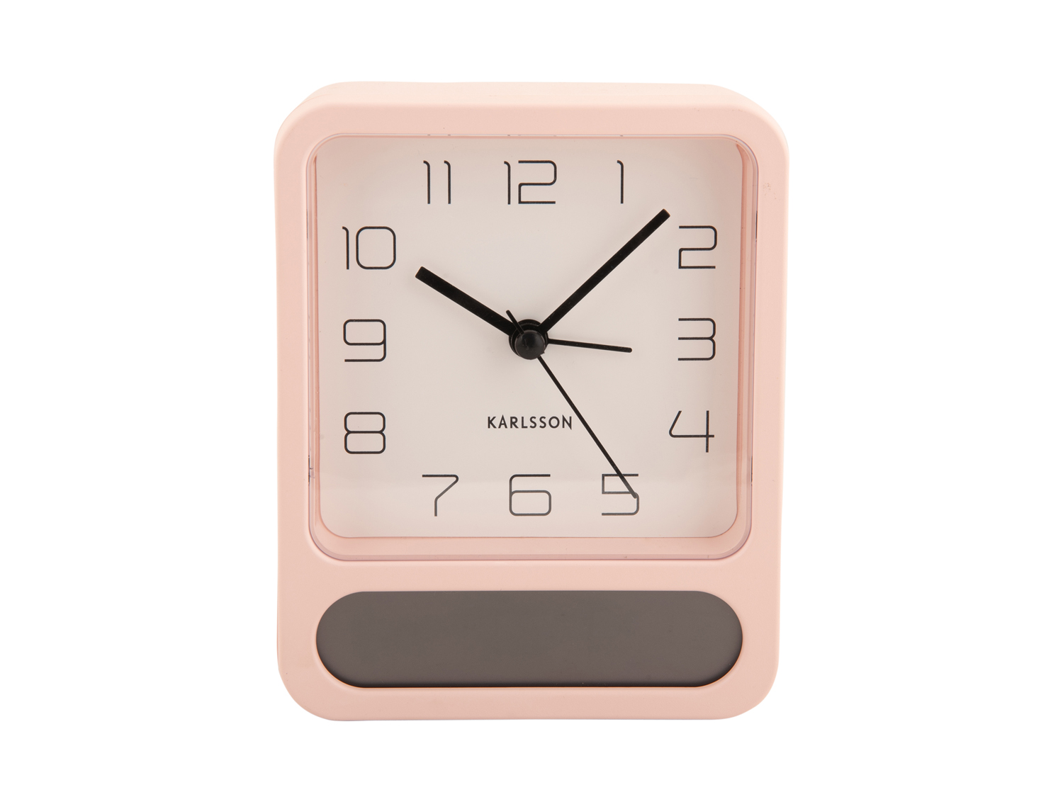 Alarm clock Duo matt soft pink