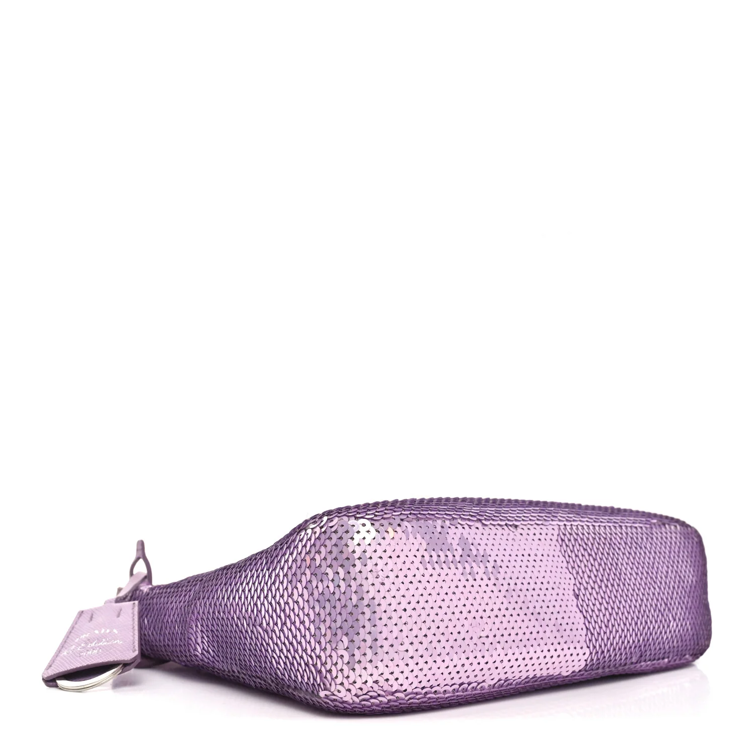 Paillettes Sequin Mini Re-Edition 2000 Bag Lilium Black - Top Club