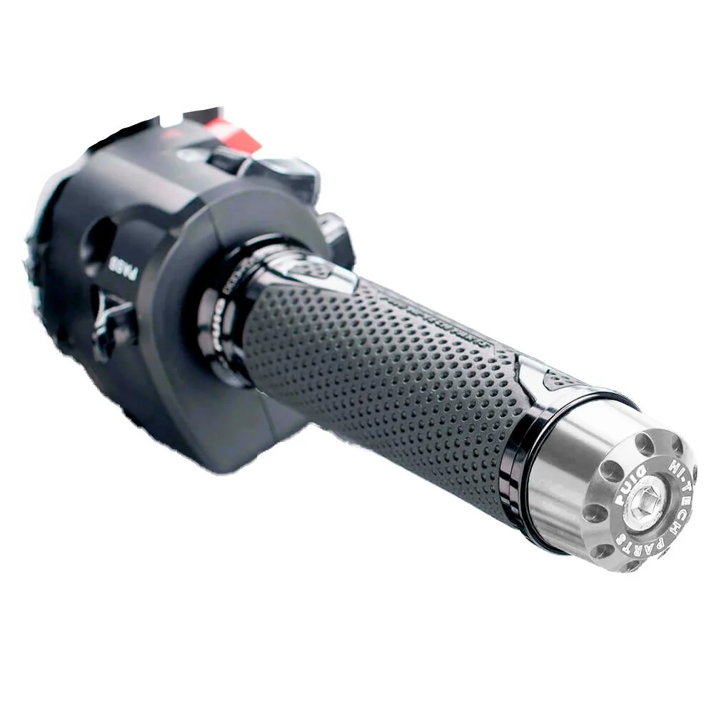 ALUMINUM COUNTERWEIGHT PUIG 6203 SHORT UNIVERSAL SILVER