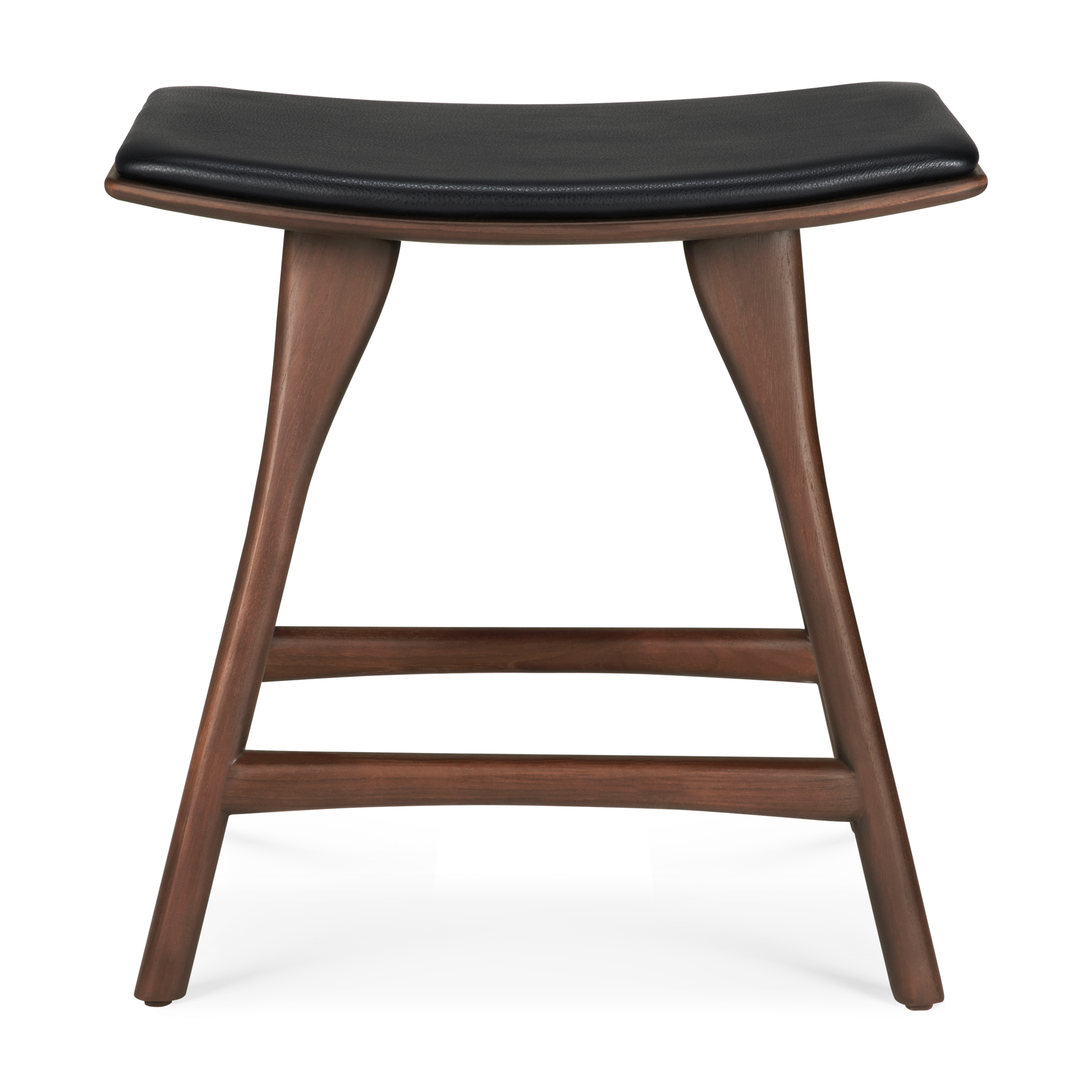 Osso kruk - bruin teak/zwart leer