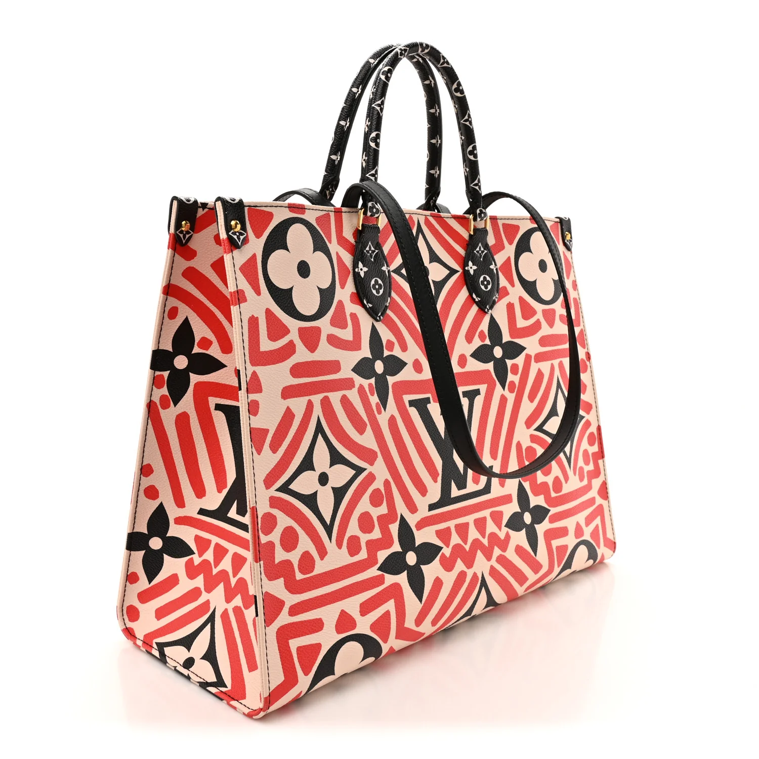 Monogram Giant Crafty Onthego GM Creme Rouge Black - Top Club