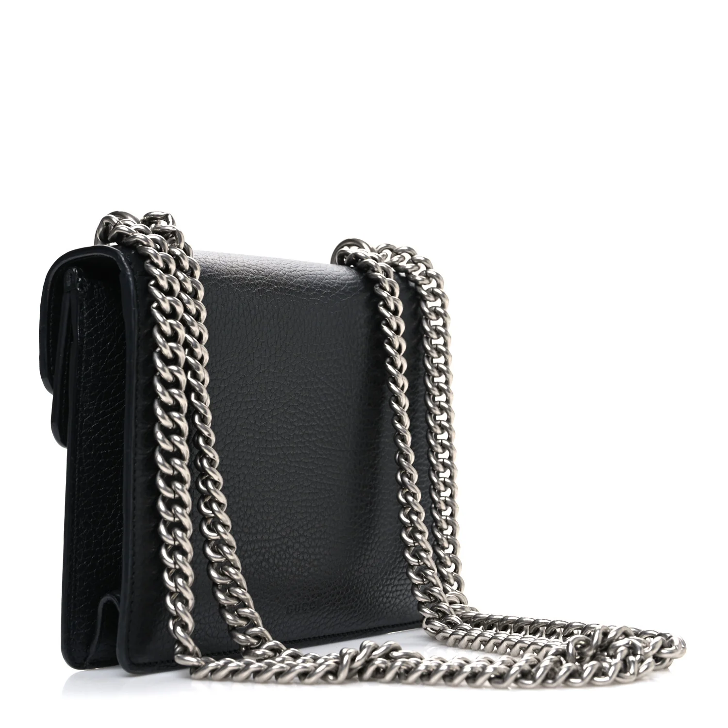 Calfskin Mini Dionysus Shoulder Bag Black - Top Club