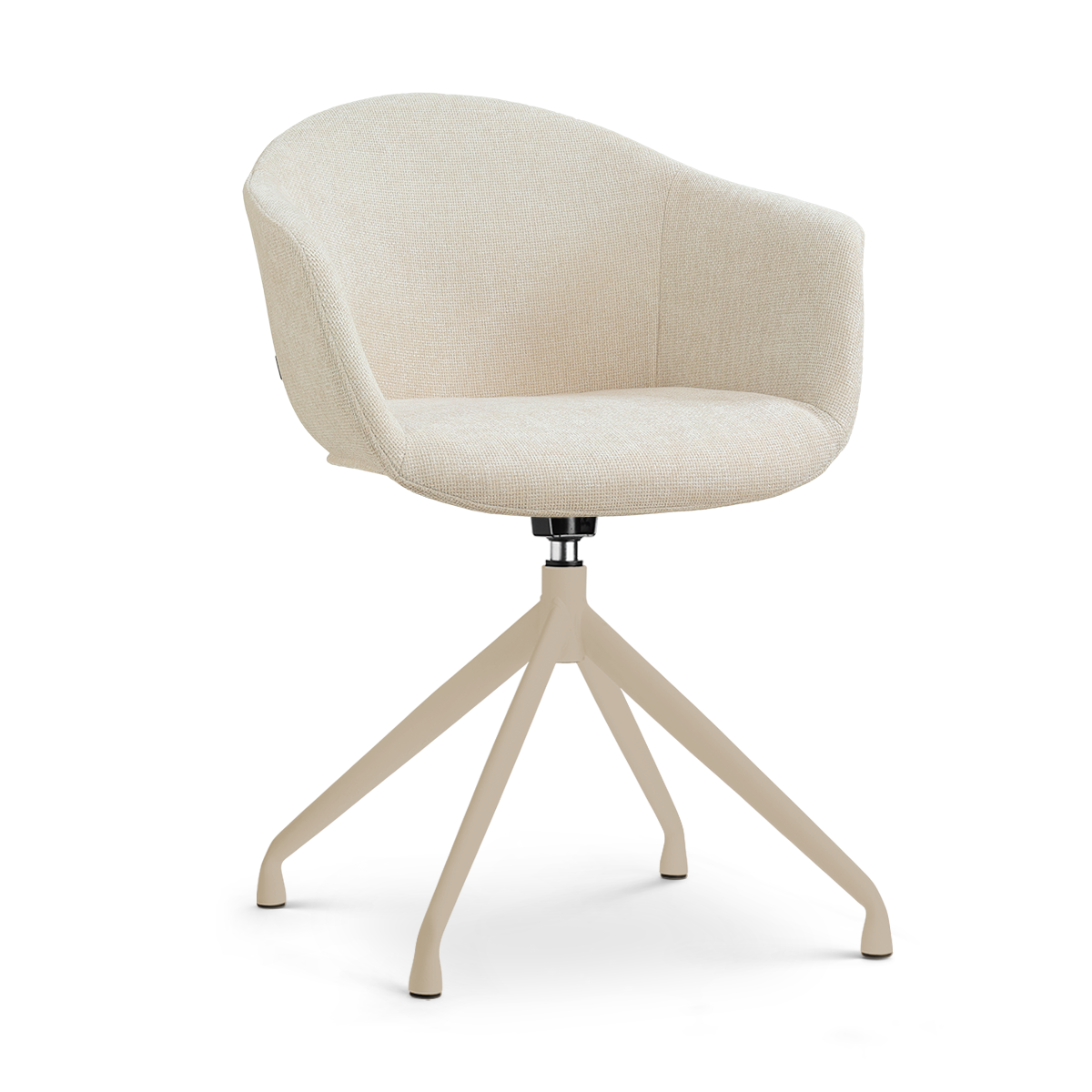 Eetkamerstoel Nola-Otis cottonbeige - beige onderstel