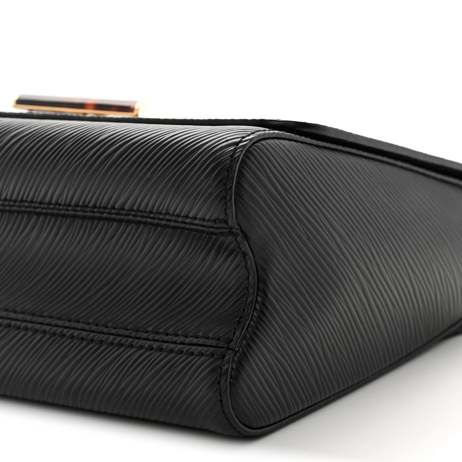 Epi Tortoiseshell Twist Shoulder Bag MM Black - Top Club