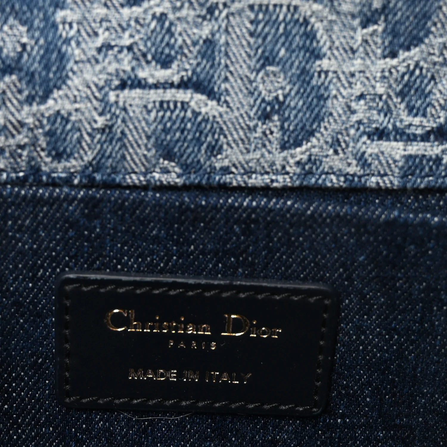 Denim Oblique 30 Montaigne East West Chain Flap Bag - Top Club