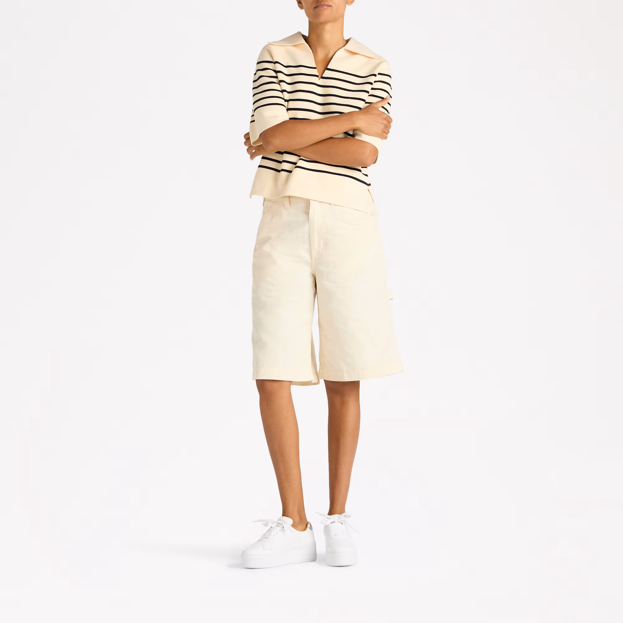 Park CordLace Up Flatform Trainer