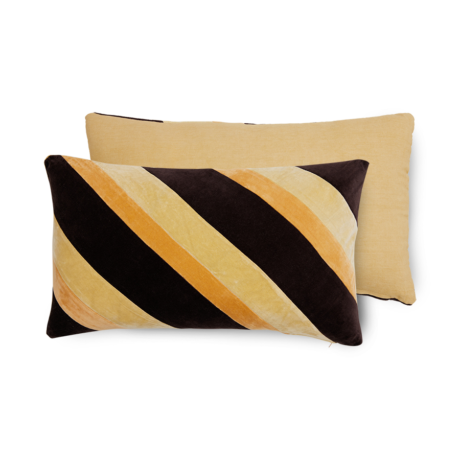 Sierkussen Striped velvet Fame 60x35 cm