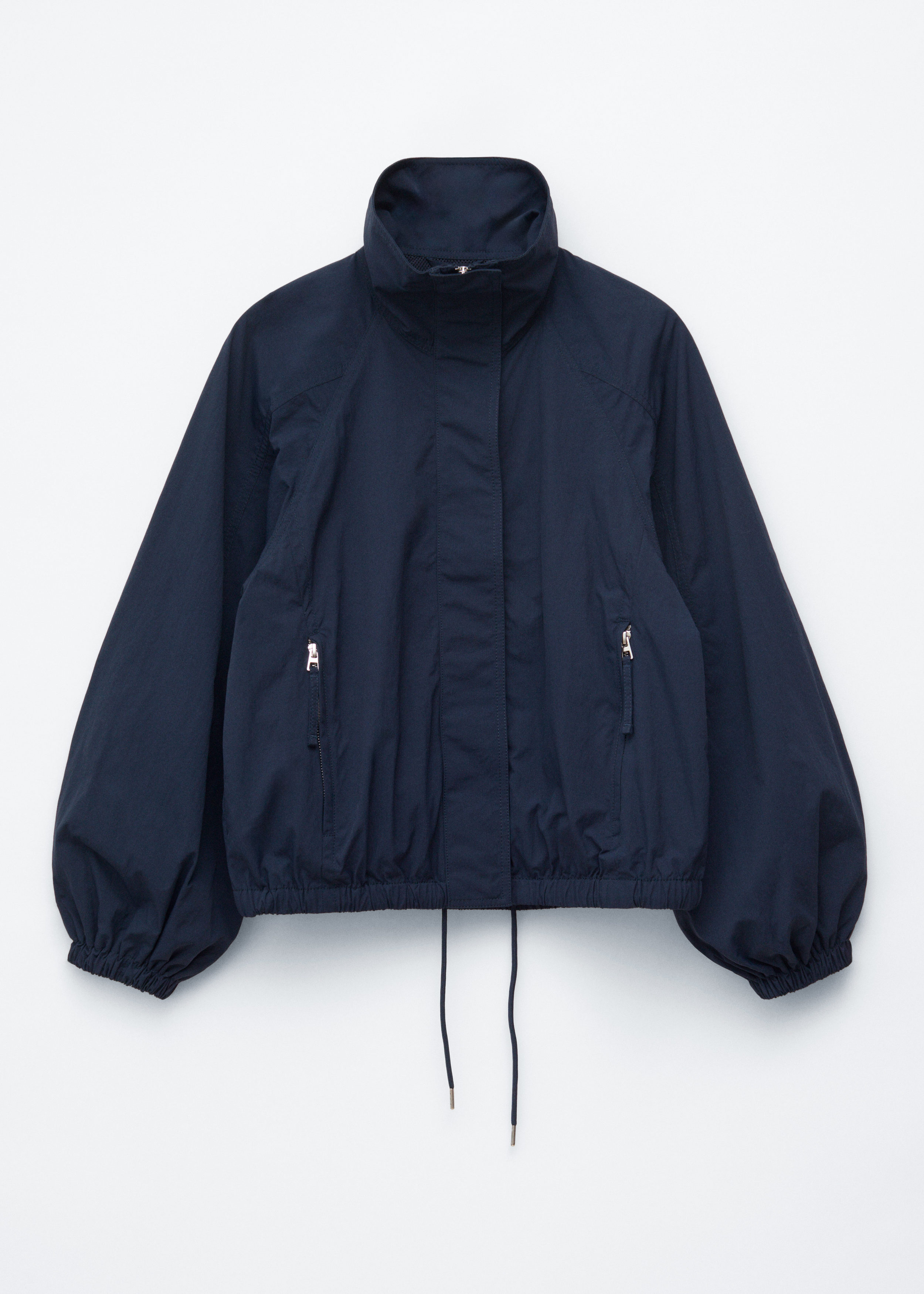 & Other Stories STAND-COLLAR DRAWSTRING JACKET