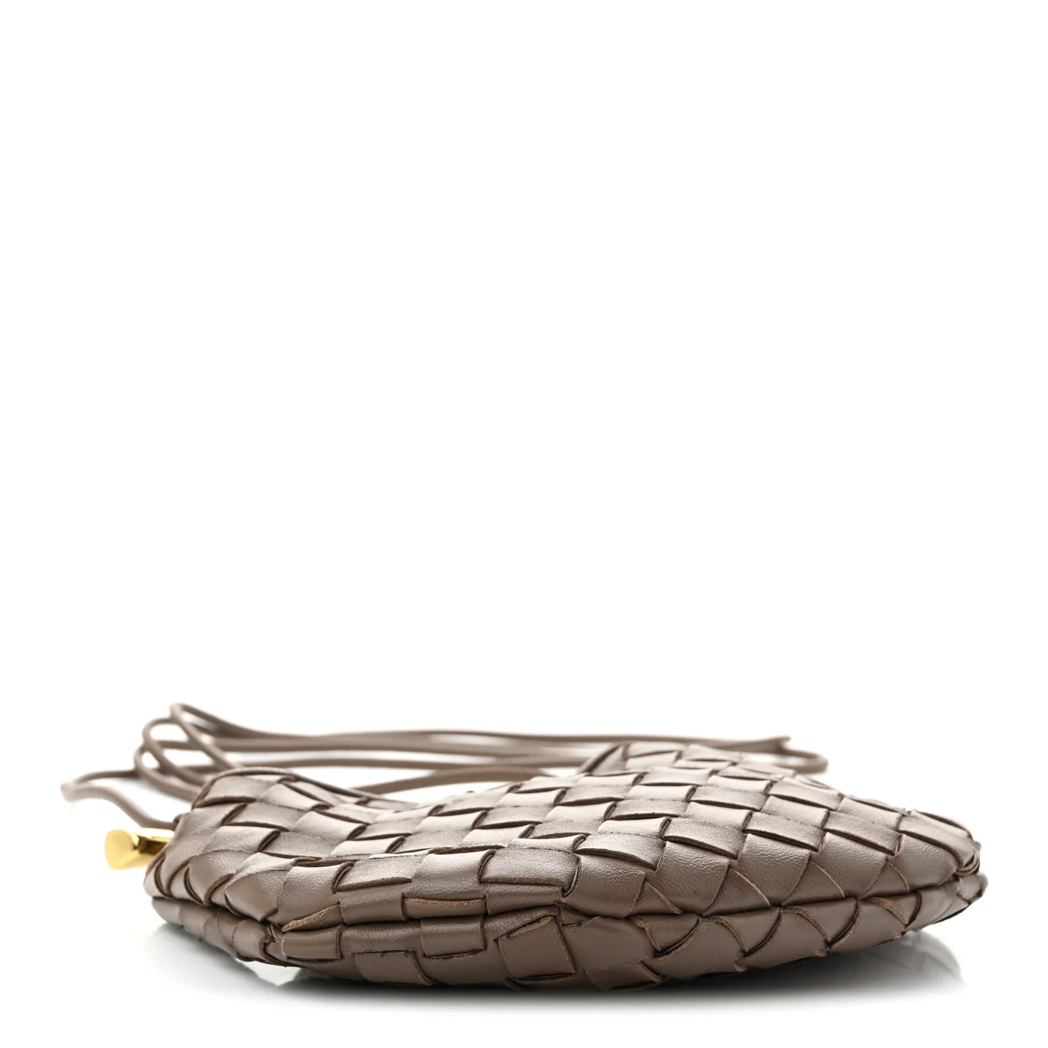 Nappa Intrecciato Mini Sardine Bag Taupe Grey - Top Club