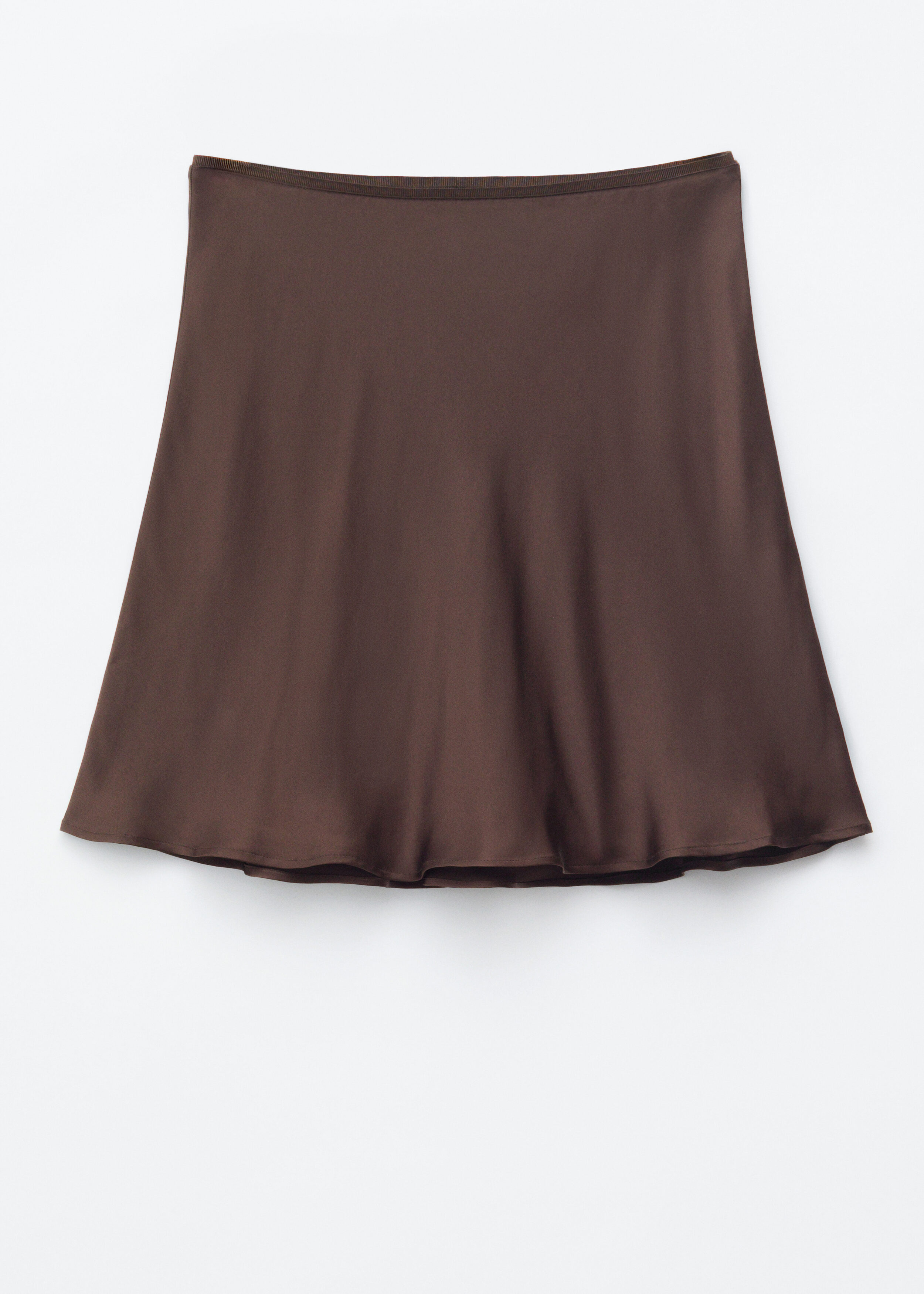 & Other Stories BIAS-CUT VISCOSE MINI SKIRT