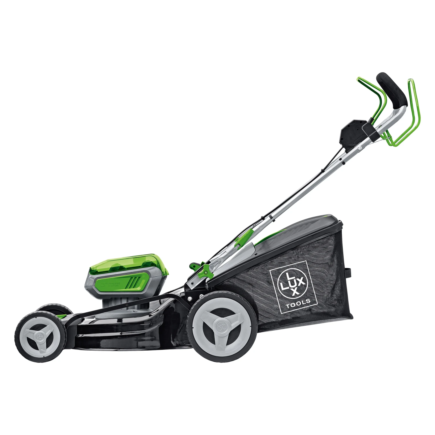 Tagliaerba a batteria LUX-TOOLS A-RM-2x20/46 da 20 V 4 ah L taglio 46 cm