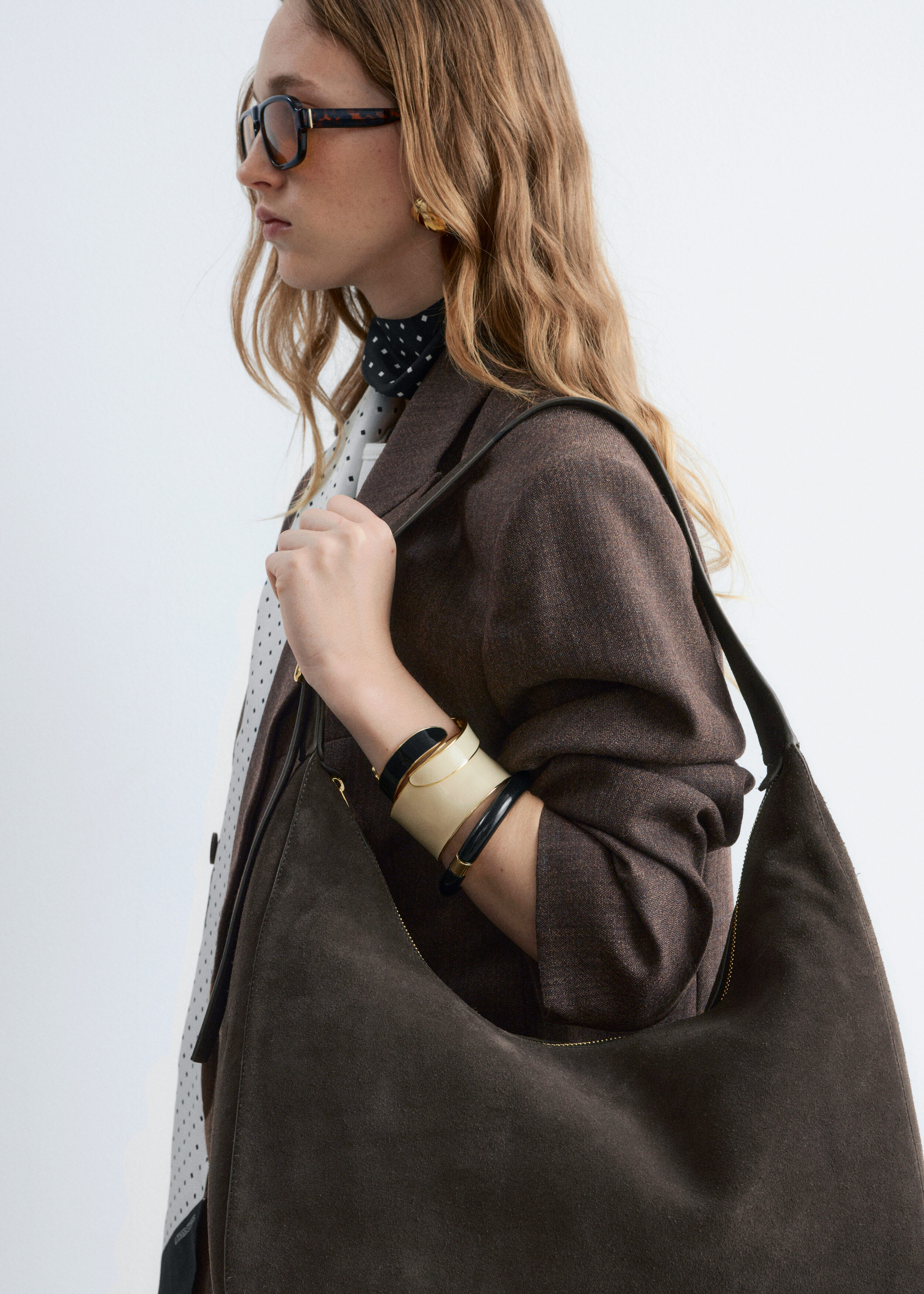 & Other Stories TWO-TONE CUFF BRACELET