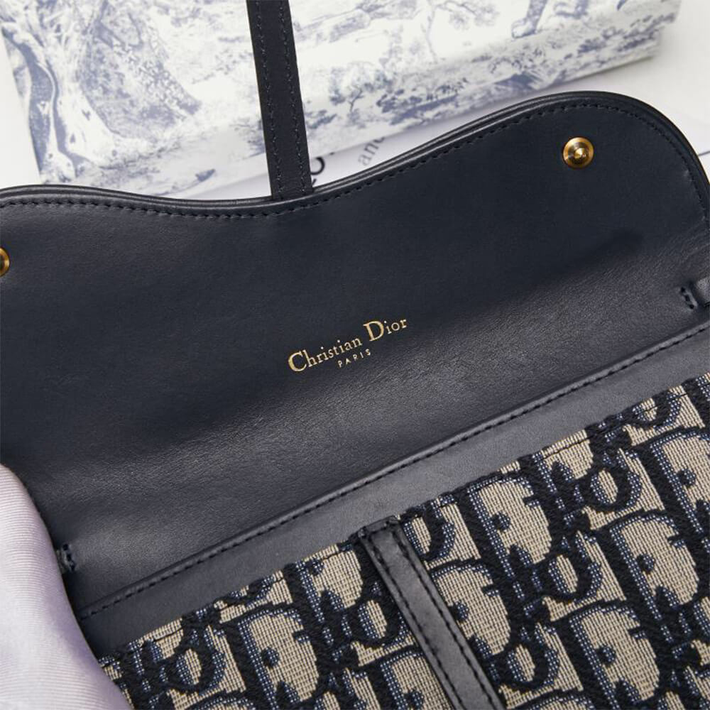 Dior LONG SADDLE WALLET WITH CHAIN - Top Club