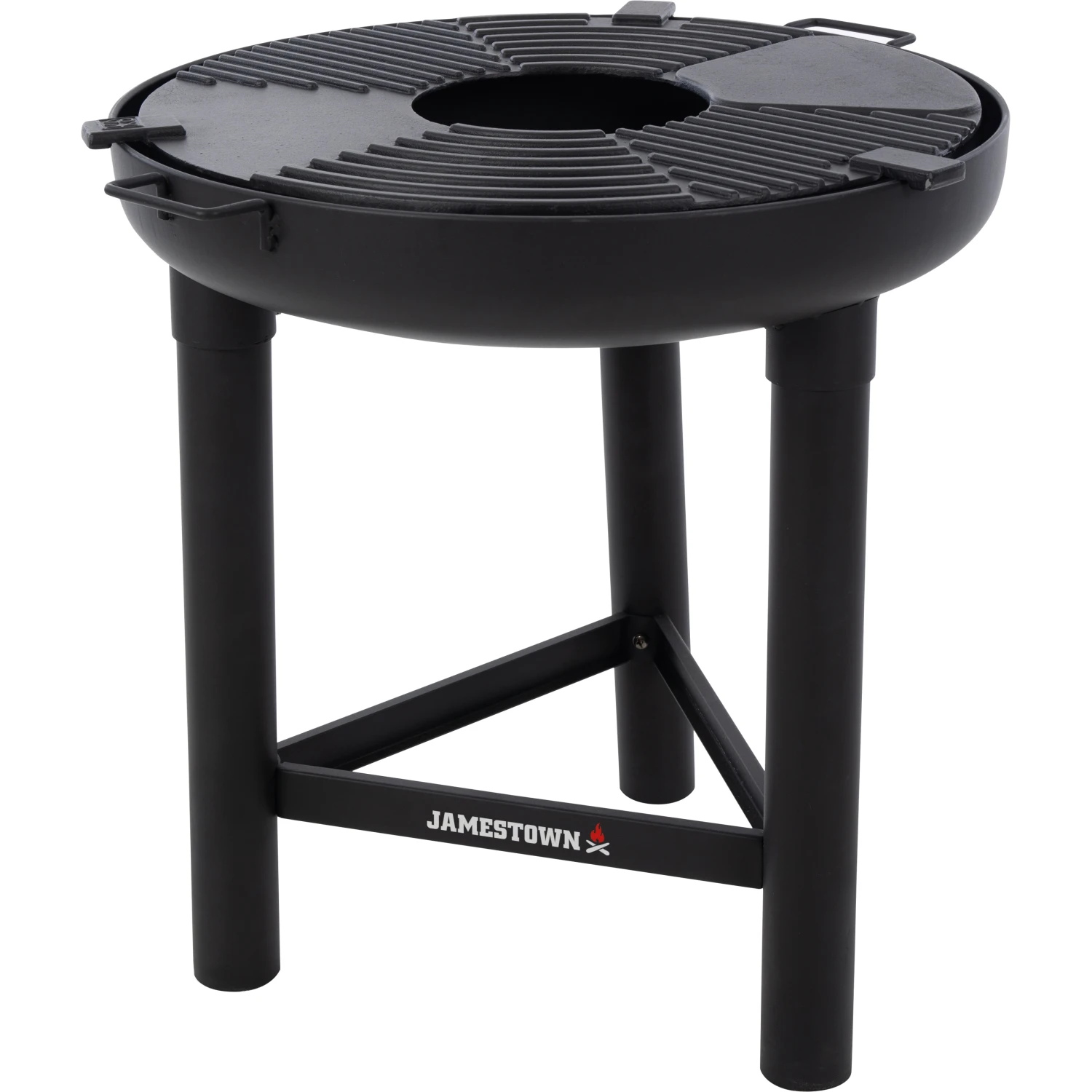 Barbecue a carbonella Jamestown Kendrick Plancha nero Ø 56 cm portatile