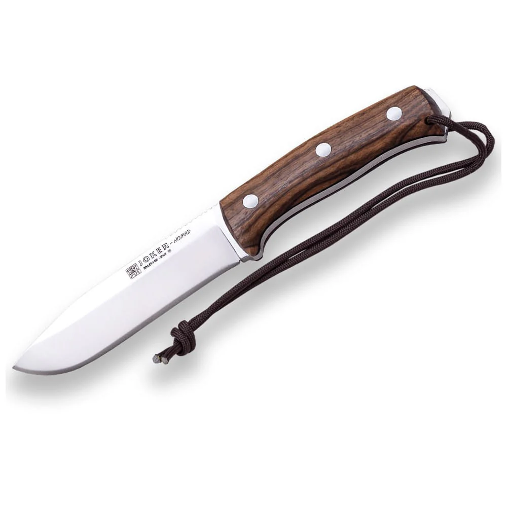 Joker Nomad Nogal - Cuchillo de supervivencia y buschcraft